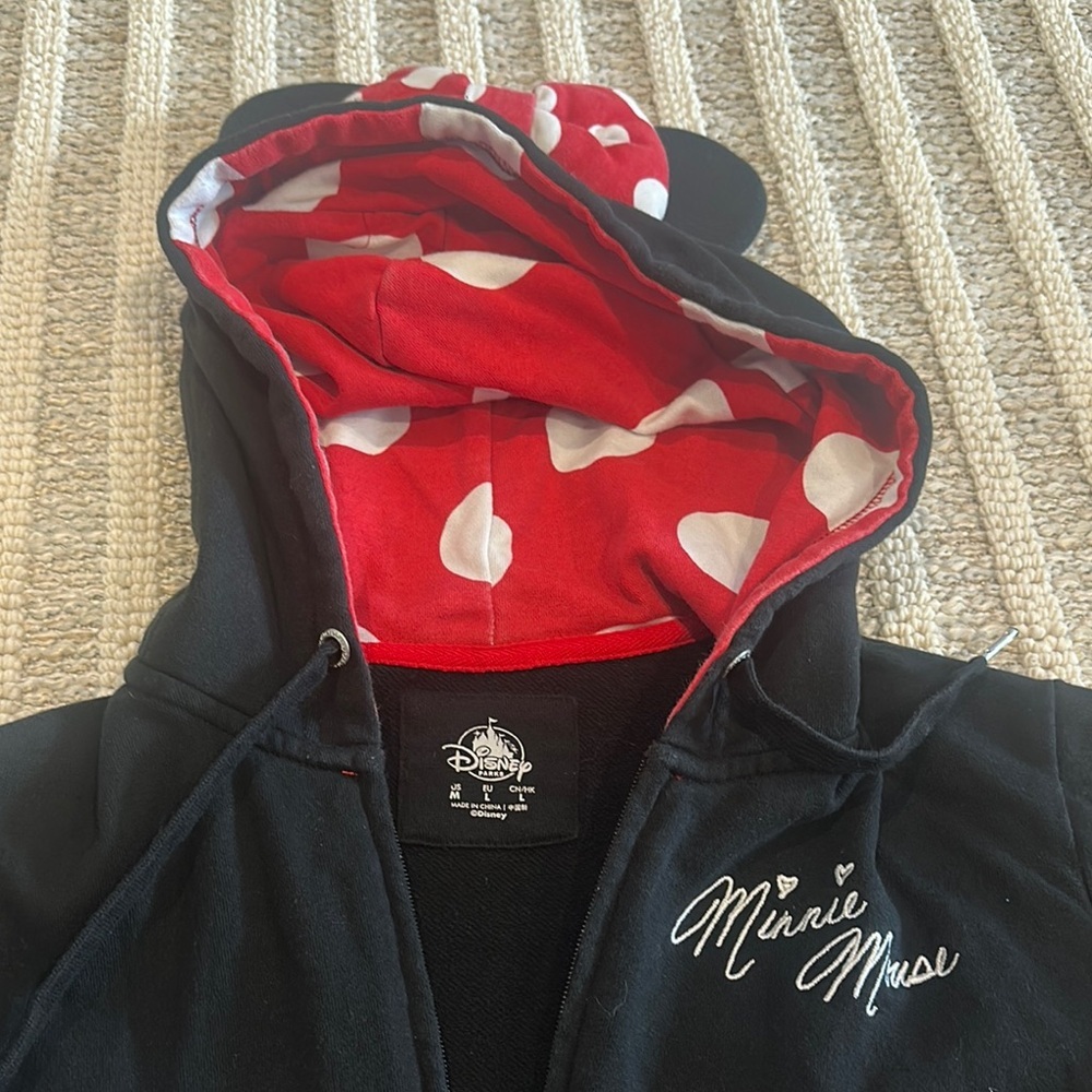 Disney Black and Red Minnie Mouse Sweatshirt - Picture 2 of 4